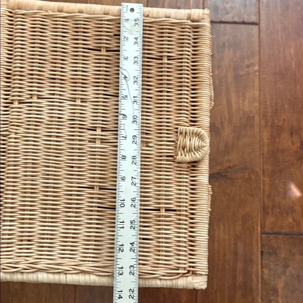 Elephant Wicker Storage Basket